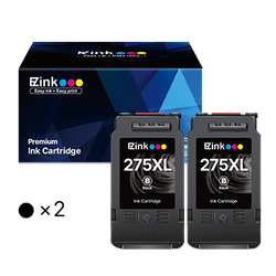 Canon 275XL PG-275 XL Remanufactured Ink Cartridge (2 Black)