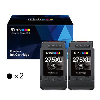 Canon 275XL PG-275 XL Remanufactured Ink Cartridge (2 Black) | E-Z Ink