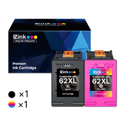 HP 62XL 62 XL Remanufactured Ink Cartridge (2 Pack)