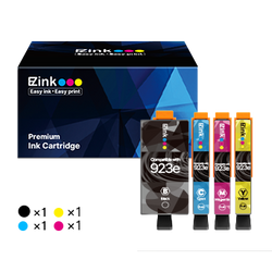 HP 923XL 923e Compatible Ink cartridges(4 Pack with Chip)