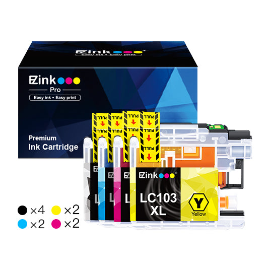 10 Pk LC103 XL Ink Combo For Brother LC103 XL MFC-J4510DW MFC-J4610DW - Foto 7