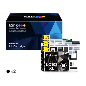 Brother LC-103XL LC103XL Compatible Ink Cartridge (2 Black)