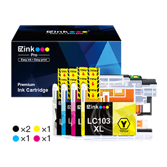 Brother LC-103XL LC103XL Compatible Ink Cartridge (5 Pack)