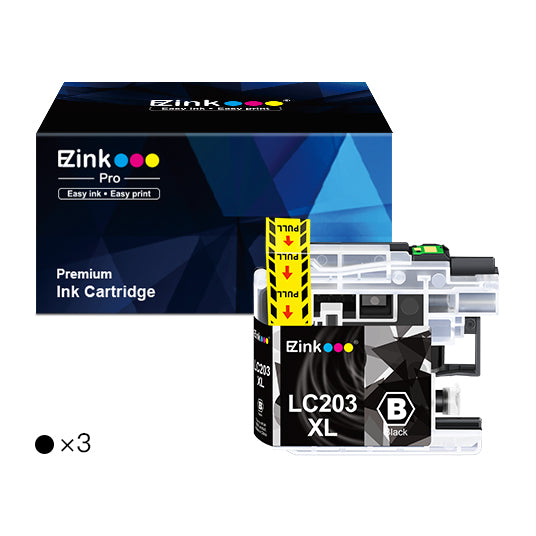 BROTHER Genuine High Yield Black Ink Cartridge, LC203BK BROTHER Genuine High Yield Black Ink Cartridge, LC203BK