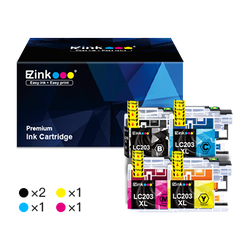 Brother LC203XL LC203 XL Compatible Ink Cartridge (5 Pack)