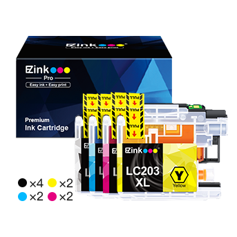 Brother LC203XL LC203 XL Compatible Ink Cartridge (10 Pack) | E-Z Ink