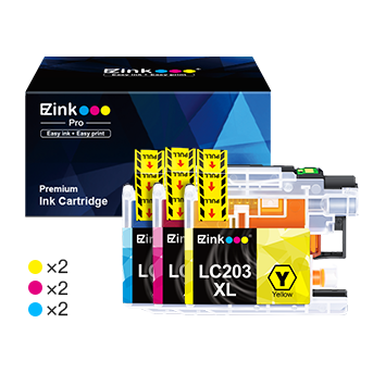 Brother LC203XL LC203 Compatible Ink Cartridge (6 Pack)