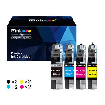 Brother LC3013 LC3011 LC3013XL Compatible Ink Cartridges(8 Pack)
