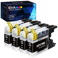 Brother LC-75XL LC71XL Compatible Ink Cartridge (4 Black)