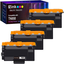 Brother TN850 TN820 Compatible Toner Cartridge (4 Black)