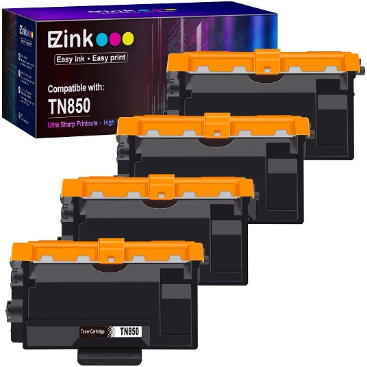 Brother TN850 TN 850 TN-850 TN820 TN 820 4 Pack Compatible Toner