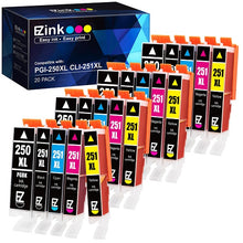 Canon PGI-250XL CLI-251XL Compatible Ink Cartridge (20 Pack)