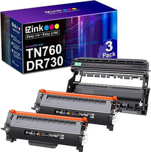 Brother TN760 TN730 DR730 Compatible Toner Cartridge and Drum Unit (2 Toner, 1 Drum Unit)