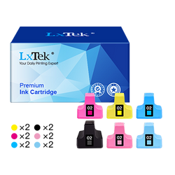 HP 02 Compatible Ink Cartridges (12 Pack)