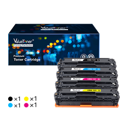 Canon 131 131H Compatible Toner Cartridge (4 Pack)