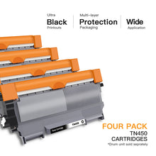 Compatible Toner Cartridge Brother TN-450 4 Pack - E-Z Ink Inc.