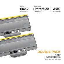 Compatible Toner Cartridge  Brother TN330 TN360 TN-330 TN-360 High Yield 2 Pack - E-Z Ink Inc.