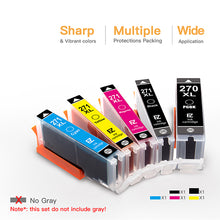 Compatible Ink Cartridge Canon PGI 270XL PGI 270 XL CL 271XL CLI 271 XL 5 Pack - E-Z Ink Inc.