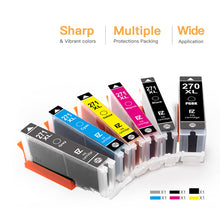 Compatible Ink Cartridge Canon PGI 270XL PGI 270 XL CL 271XL CLI 271 XL with GREY 6 Pack - E-Z Ink Inc.