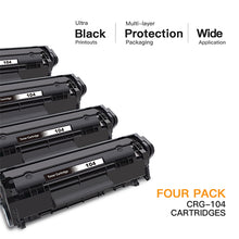 Compatible Toner Cartridge Canon 104 CRG-104 FX-10 FX-9 4 Pack - E-Z Ink Inc.