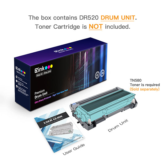 Brother DR-520 DR-620 Compatible Drum Unit (1 Pack) | E-Z Ink Brother DR-520 DR-620 Compatible Drum Unit (1 Pack) | E-Z Ink