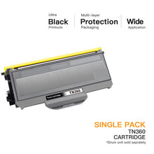 Compatible Toner Cartridge  Brother TN330 TN360 TN-330 TN-360 High Yield 1 Pack - E-Z Ink Inc.