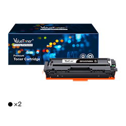 HP 201X 201A Compatible Toner Cartridge (2 Black)