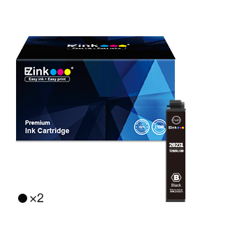 Epson 202XL T202XL Remanufactured Ink Cartridge (2 Black)