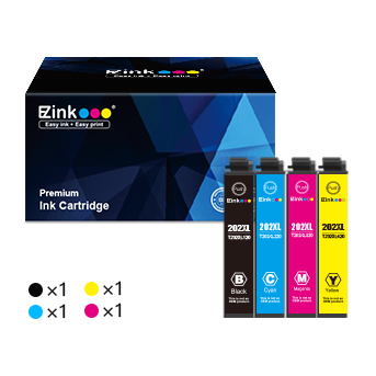 Epson 202XL T202XL Remanufactured Ink Cartridge (4 Pack)