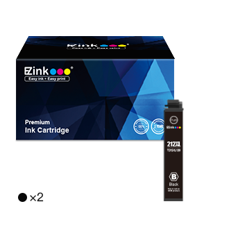 Epson 212XL T212XL Remanufactured Ink Cartridge (2 Black)