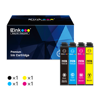 Epson 212XL T212XL Remanufactured Ink Cartridge (4 Pack)