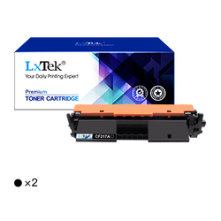 HP 17A CF217A (with Chip) Compatible Toner Cartridge (2 Black)