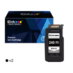 Canon 240XL PG-240XL Remanufactured Ink Cartridge (2 Black)