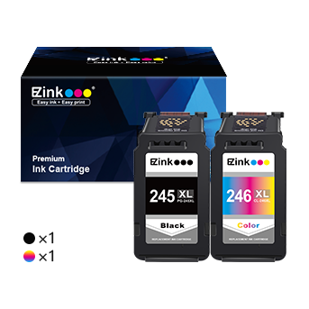 Canon PG-245XL CL-246XL Remanufactured Ink Cartridge (2 Pack)
