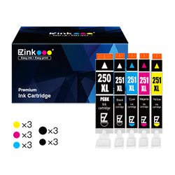 Canon PGI-250XL CLI-251XL Compatible Ink Cartridge (15 Pack)