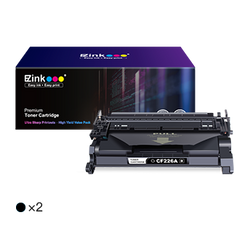 HP 26A CF226A Compatible Toner Cartridge (2 Pack)