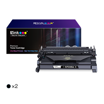 HP 26A CF226A Compatible Toner Cartridge (2 Pack)