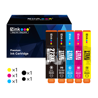 Epson 273XL T273XL Remanufactured Ink Cartridge (5 Pack)