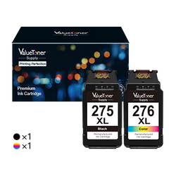 Canon PG-275XL CL-276XL Remanufactured Ink Cartridge (2 Pack)