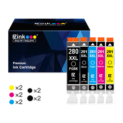 Canon PGI-280XXL CLI-281XXL Compatible Ink Cartridge (10 Pack)