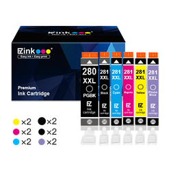 Canon PGI-280XXL CLI-281XXL Compatible Ink Cartridge (12 Pack)