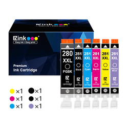 Canon PGI-280XXL CLI-281XXL Compatible Ink Cartridge (6 Pack)