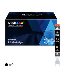 Canon 281XXL CLI-281XXL Compatible Ink Cartridge (4 Black)