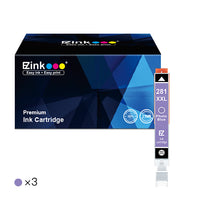 Canon CLI 281 281XXL Compatible Ink Cartridge (3 Photo Blue)