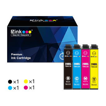 Epson 288XL T288XL Remanufactured Ink Cartridge (4 Pack)