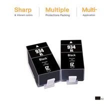 HP 934XL 934 XL Compatible Ink Cartridge (2 Black)