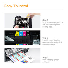 Epson 702XL T702XL Remanufactured Ink Cartridge (2 Black)