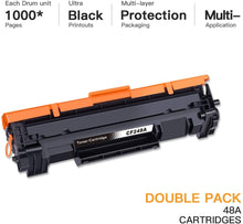 HP 48A CF248A Compatible Toner Cartridge (2 Black)