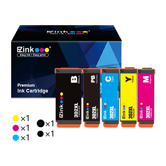 Epson 302XL T302XL Remanufactured Ink Cartridge (5 Pack)