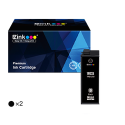 Epson 702XL T702XL Remanufactured Ink Cartridge (2 Black)